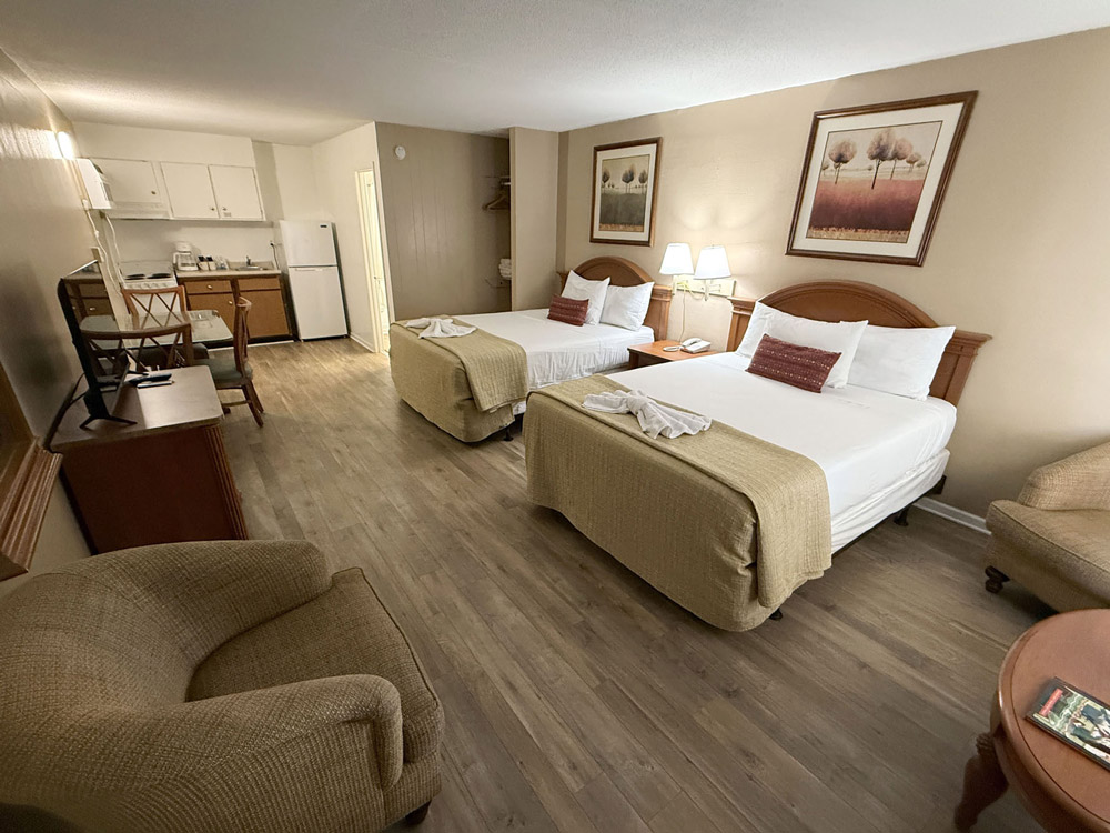 accommodation Smoking No View Efficiency with 2 Queen Beds